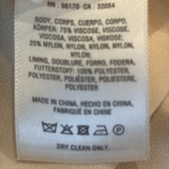 Anthropologie Floreat Champagne Crinkled Velvet Tunic Shift Dress Size XS - Picture 15 of 15